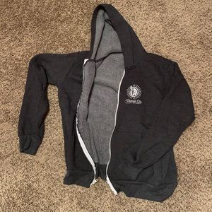 Large Dark Grey Detroit City Destillery sweatshirt